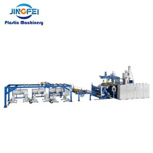 Single Screw Plastic Granule Extruder Line